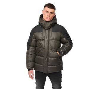Crosshatch Mens Camptor Panelled Jacket / Olive